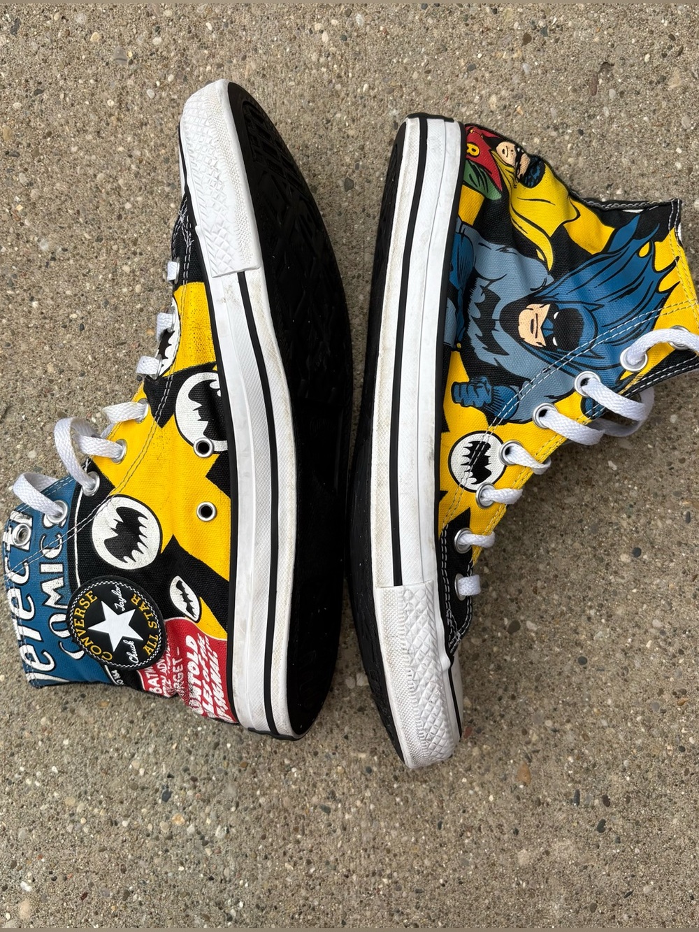 Unisex M 8.5/W 10.5 Converse x Batman 80th Anniversary Chuck Taylor High Tops